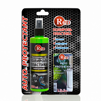  RED R4223 Полироль пластика глянцевый парфюм с губкой Nihilo 250мл в бл. 1шт./12шт.